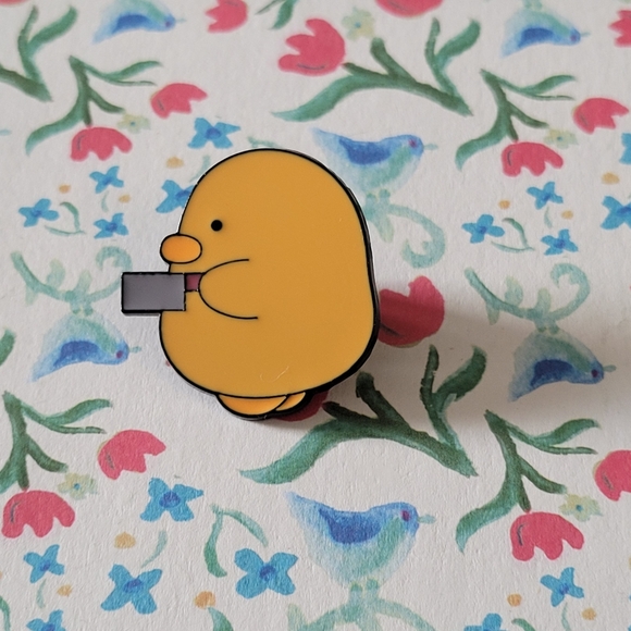 Deadly Duckie Enamel Pin - Picture 7 of 7